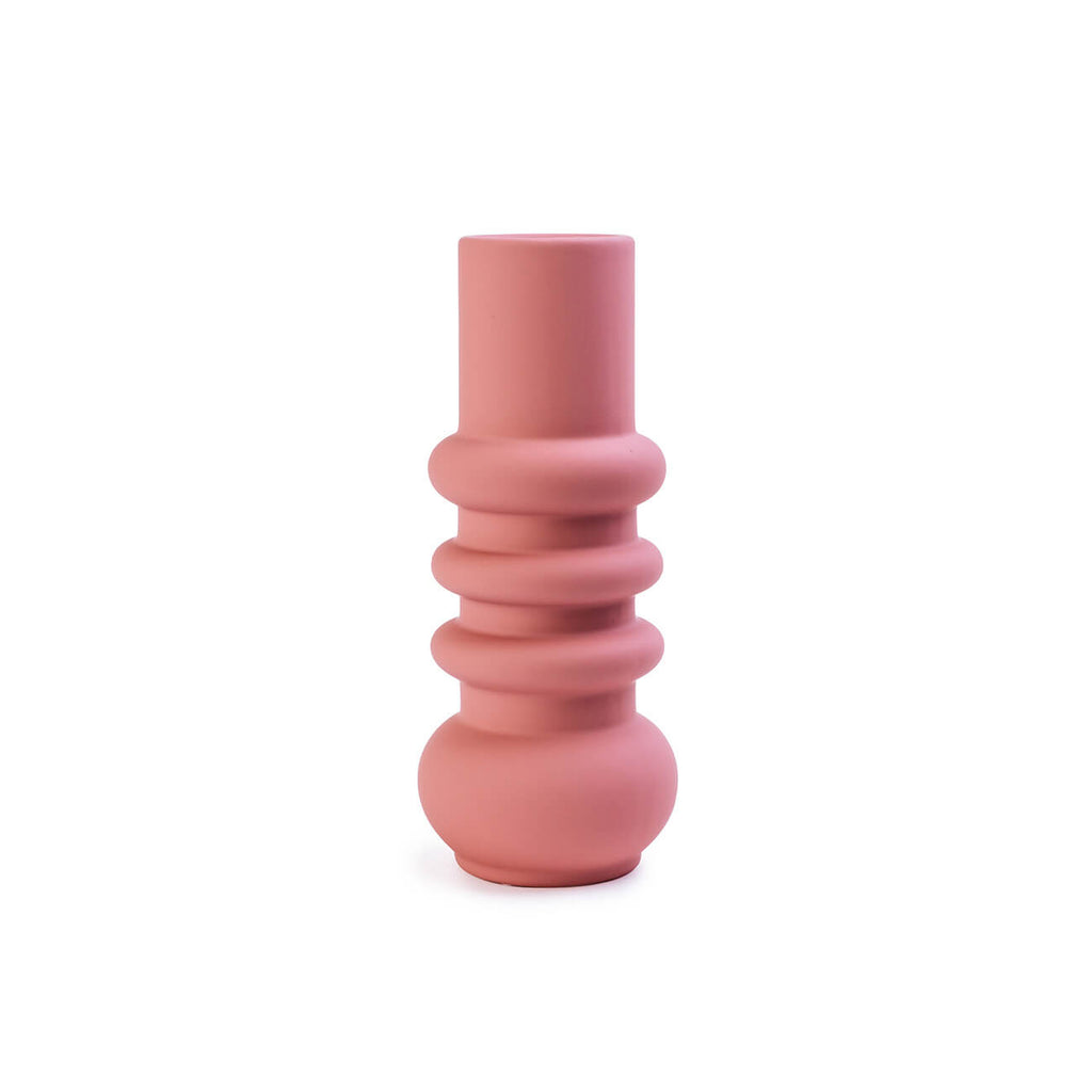 Gita Ceramic Vase in Blush Pink - Table Styling & Home Decor, Perth WA