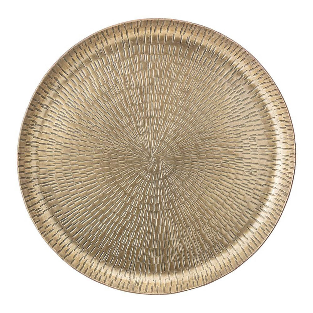 Bloomingville round brass serving tray | Serving platters - Perth WA