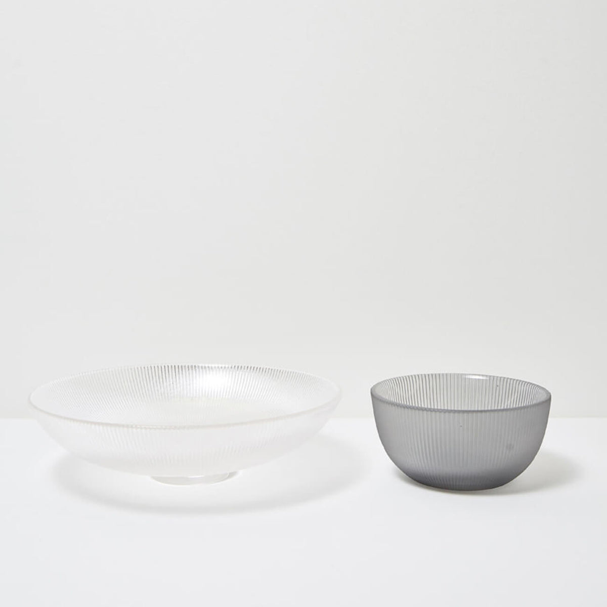 Viento Double Glass Bowls – Side Serve